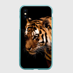 Чехол для iPhone XS Max матовый Тигр
