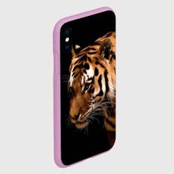 Чехол для iPhone XS Max матовый Тигр - фото 2