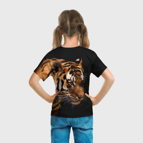 Детская футболка 3D Тигр, цвет 3D печать - фото 6