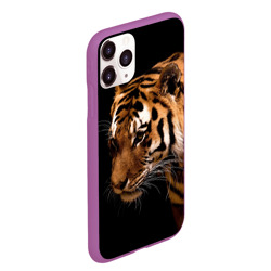 Чехол для iPhone 11 Pro Max матовый Тигр - фото 2