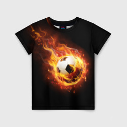 Детская футболка 3D Страсть к футболу