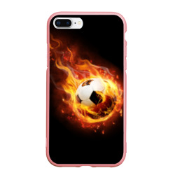 Чехол для iPhone 7Plus/8 Plus матовый Страсть к футболу