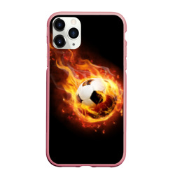 Чехол для iPhone 11 Pro Max матовый Страсть к футболу