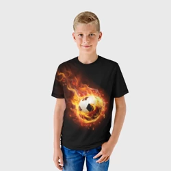 Детская футболка 3D Страсть к футболу - фото 2
