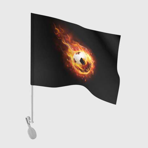 Флаг для автомобиля Страсть к футболу