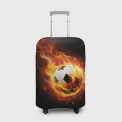 Чехол для чемодана 3D Страсть к футболу