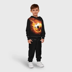 Детский костюм с толстовкой 3D Страсть к футболу - фото 2