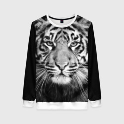 Женский свитшот 3D Красавец тигр