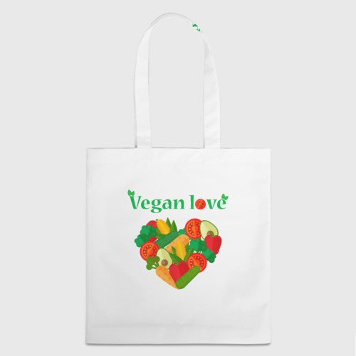 Шоппер 3D Vegan love