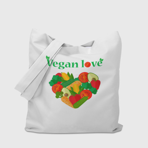 Шоппер 3D Vegan love - фото 4