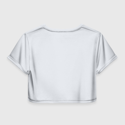 Женская футболка Crop-top 3D Placebo Meds, цвет 3D печать - фото 2