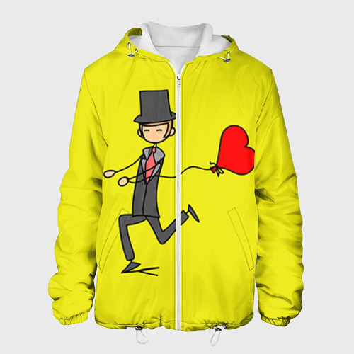 Мужская куртка 3D Навстречу любви, цвет 3D печать