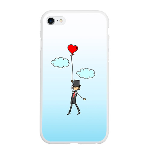 Чехол для iPhone 6Plus/6S Plus матовый Жених на шарике Фото 01 Чехол для iPhone 6Plus/6S Plus матовый Жених на шарике Фото 01