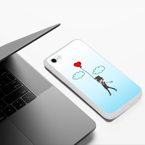 Чехол для iPhone 6Plus/6S Plus матовый Жених на шарике Фото 01 Чехол для iPhone 6Plus/6S Plus матовый Жених на шарике Фото 01