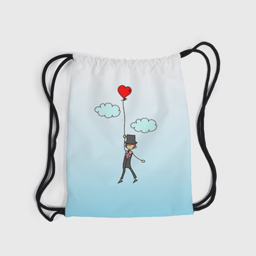 Рюкзак-мешок 3D Жених на шарике - фото 6