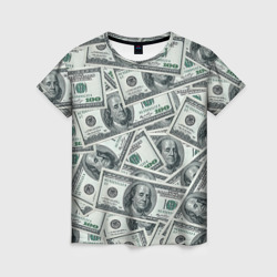Женская футболка 3D Банкноты