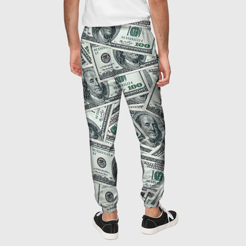 Мужские брюки 3D Банкноты, цвет 3D печать - фото 5