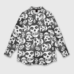 Женская рубашка oversize 3D Misfits