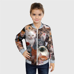 Детский бомбер 3D Котики - фото 2