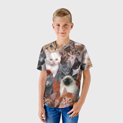 Детская футболка 3D Котики - фото 2