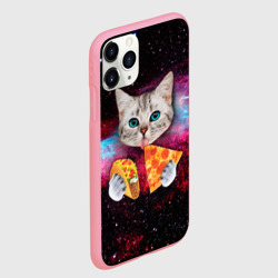 Чехол для iPhone 11 Pro Max матовый Кот с едой - фото 2