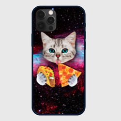 Чехол для iPhone 12 Pro Кот с едой