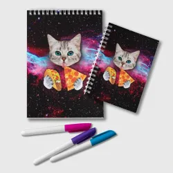 Блокнот Кот с едой