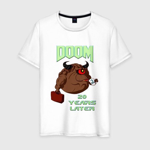 Мужская футболка хлопок Doom 20 лет спустя