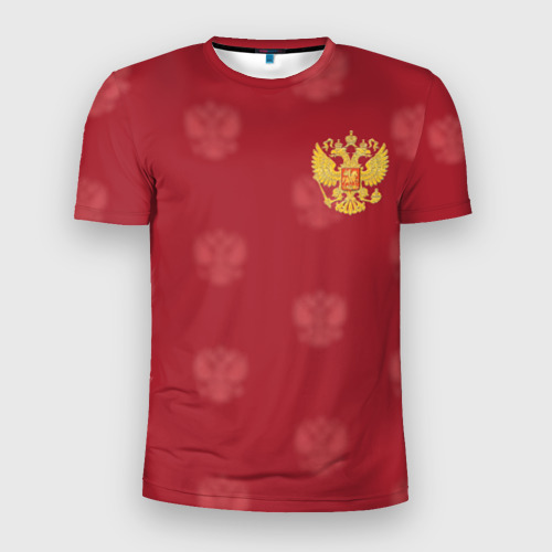 Мужская футболка 3D Slim Сборная России по футболу, цвет 3D печать