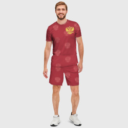 Мужской костюм с шортами 3D Сборная России по футболу - фото 2
