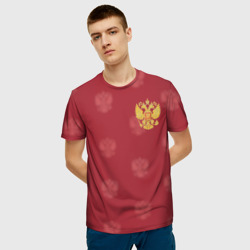 Мужская футболка 3D Сборная России по футболу