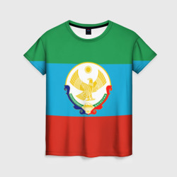 Женская футболка 3D Дагестан