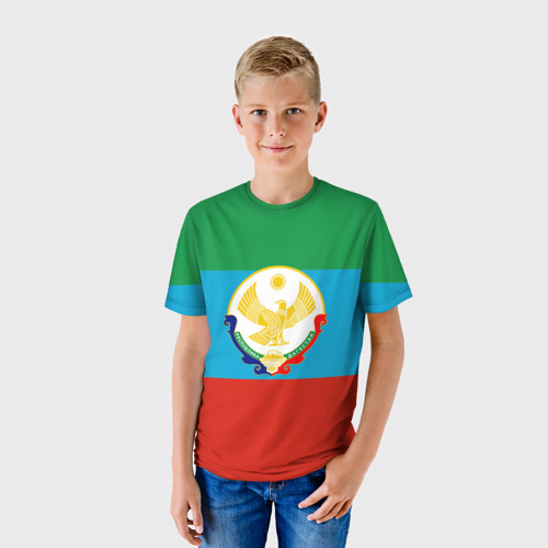 Детская футболка 3D Дагестан, цвет 3D печать - фото 3