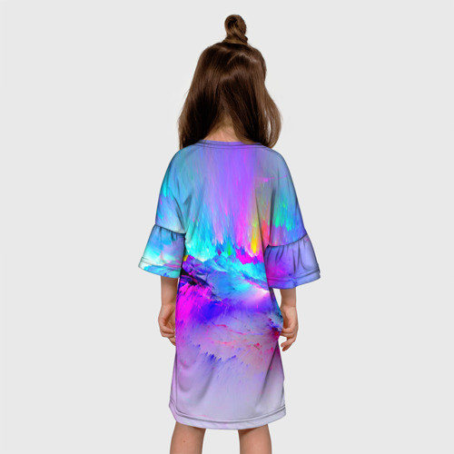 Детское платье 3D Абстракция, цвет 3D печать - фото 5