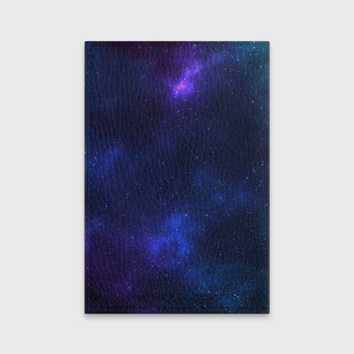Обложка для паспорта матовая кожа Звёздное небо, цвет черный - фото 2