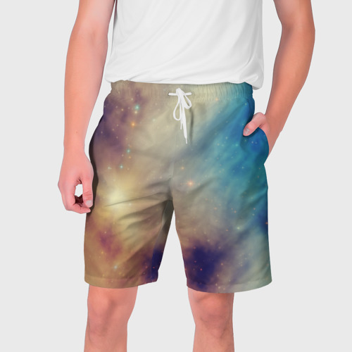 Мужские шорты 3D Галактическая туманность, цвет 3D печать
