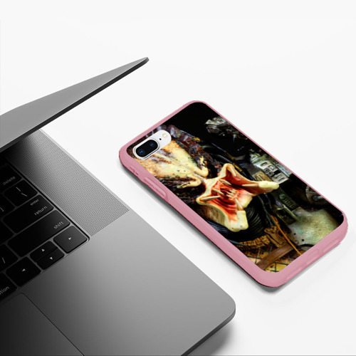 Чехол для iPhone 7Plus/8 Plus матовый с принтом Чужой, фото #5