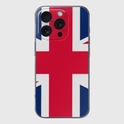 Чехол для iPhone 16 Pro Max силиконовый с защитой камеры Великобритания