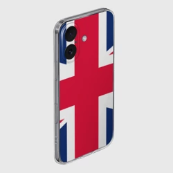 Чехол для iPhone 16 силиконовый с защитой камеры Великобритания - фото 2