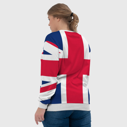 Женский свитшот 3D Великобритания, цвет 3D печать - фото 7