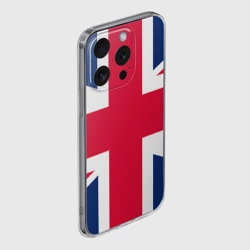 Чехол для iPhone 15 Pro силиконовый с защитой камеры Великобритания - фото 2