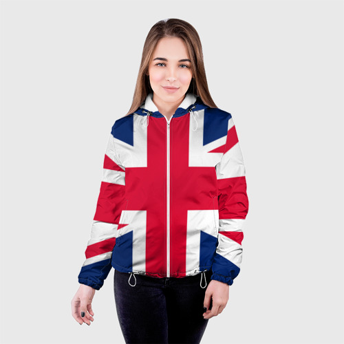 Женская куртка 3D Великобритания, цвет белый - фото 3