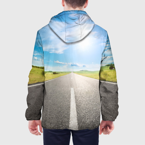 Мужская куртка 3D По дороге жизни, цвет 3D печать - фото 5
