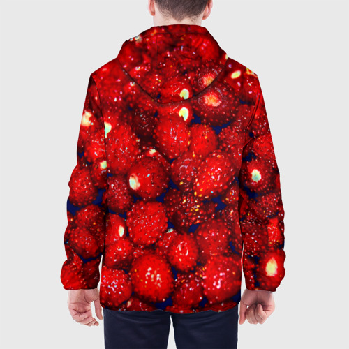 Мужская куртка 3D Земляника, цвет 3D печать - фото 5