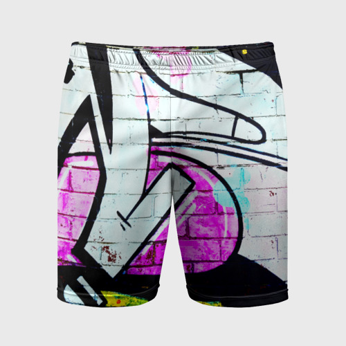 Мужские шорты спортивные Абстрактный, цвет 3D печать