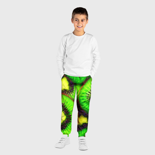 Детские брюки 3D Киви, цвет 3D печать - фото 4