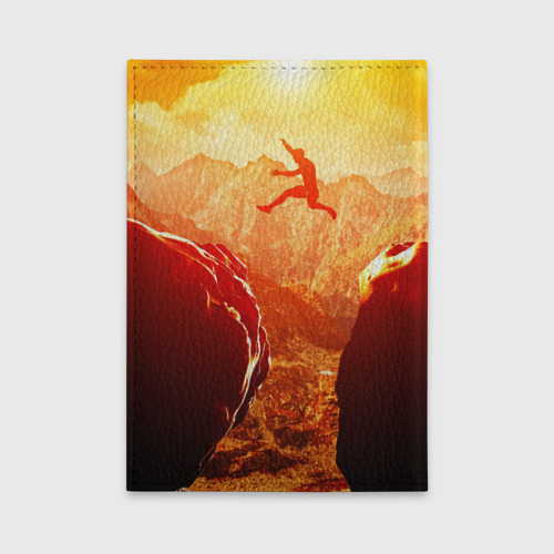 Обложка для автодокументов Прыжок, цвет оранжевый - фото 2