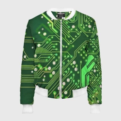 Женский бомбер 3D Микросхема