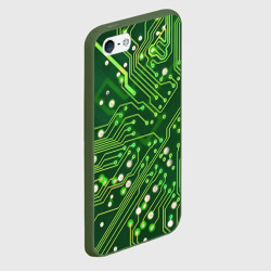 Чехол для iPhone 5/5S матовый Микросхема - фото 2