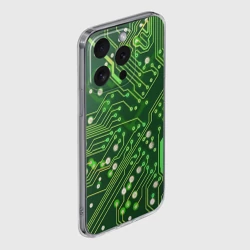 Чехол для iPhone 15 Pro Max силиконовый с защитой камеры Микросхема - фото 2